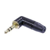 Neutrik NTP3RC-B - 3,5 mm sztereó jack dugó pipa alakú, fekete házzal Neutrik NTP3RC-B - 3,5 mm sztereó jack dugó pipa alakú, fekete házzal