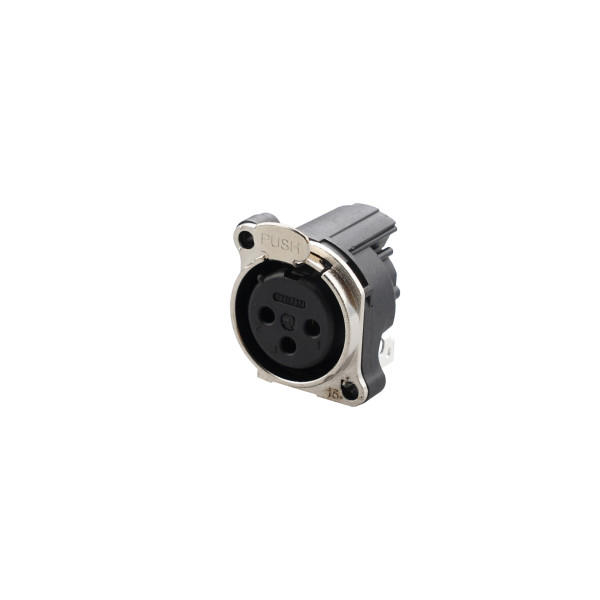REAN RRX3F-B-010 - 3 pólusú XLR aljzat vízszintes nyákhoz, közösített 1. láb+GND+ház érintkezővel, reteszes B ház REAN RRX3F-B-010 - 3 pólusú XLR aljzat vízszintes nyákhoz, közösített 1. láb+GND+ház érintkezővel, reteszes B ház