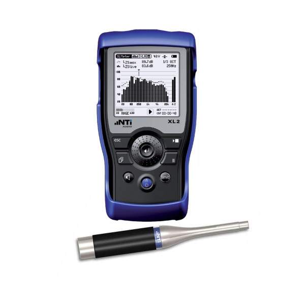 NTI Audio XL2 + M4261 - analóg audió és akusztikai analizátor 2. osztályú mérőmikrofonnal