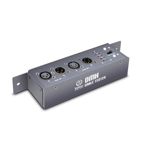 Palmer MCT DMX - kábel teszter, 3 és 5 pólusú DMX és XLR kábelhez