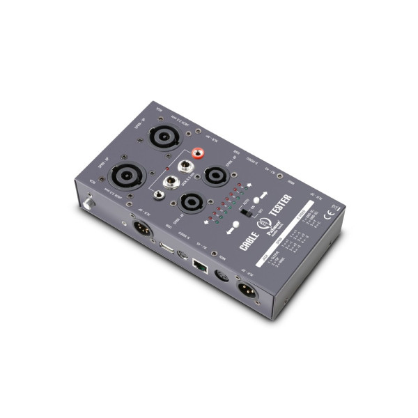 Palmer AHMCTXL V2 - kábel teszter, 11 féle csatlakozóval (Jack, Speakon, XLR, Midi, RJ45, S-Video, USB, DIN)