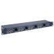 Palmer PAN 03 PASS - DI-box, passzív, négycsatornás, 19"/1U Palmer PAN 03 PASS - DI-box, passzív, négycsatornás, 19"/1U