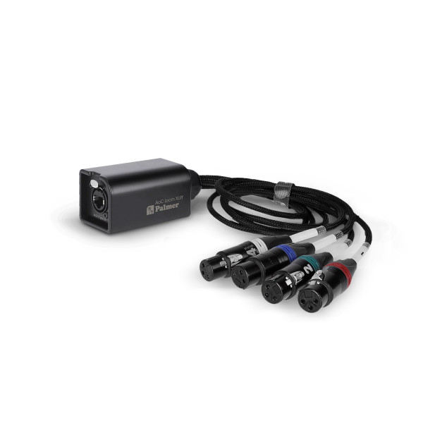 Palmer AoC Loom XLR F - négycsatornás csoportkábel adapter, etherCON – 4 x XLR3 mama csatlakozó Palmer AoC Loom XLR F - négycsatornás csoportkábel adapter, etherCON – 4 x XLR3 mama csatlakozó