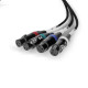 Palmer AoC Loom XLR F - négycsatornás csoportkábel adapter, etherCON – 4 x XLR3 mama csatlakozó Palmer AoC Loom XLR F - négycsatornás csoportkábel adapter, etherCON – 4 x XLR3 mama csatlakozó