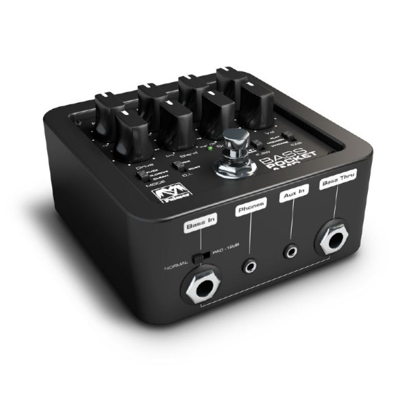 Palmer POCKET AMP BASS - zsebméretű basszusgitár előerősítő Palmer POCKET AMP BASS - zsebméretű basszusgitár előerősítő