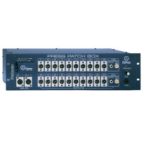 Palmer PB 20 S - szétosztó (splitter) mikrofon/vonalszintű jelekhez, aktív, 10/20 csatornás, 19”/ 3 U