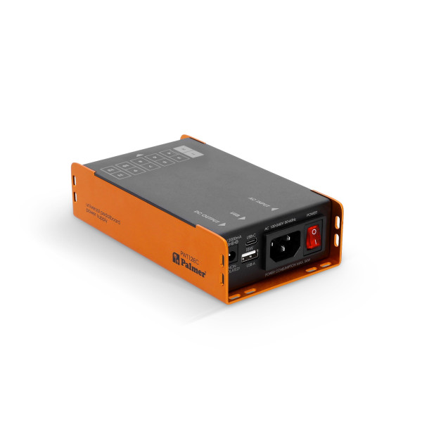 Palmer PWT 12 IEC - univerzális tápegység USB-vel, 12x9 V és 2x6-18 V-ig állítható kimenet, 2000 mA Palmer PWT 12 IEC - univerzális tápegység USB-vel, 12x9 V és 2x6-18 V-ig állítható kimenet, 2000 mA