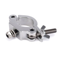 Riggatec 400200007 félbilincs - ezüst | rozsdamentes | teherbírás 200kg - szélesség 30mm | csőátmérő 48-51mm