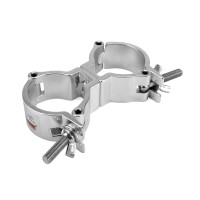 Riggatec 400200040 forgóbilincs - ezüst | teherbírás 100kg - 360°-ban forgatható | szélesség 30mm | csőátmérő 48-51mm