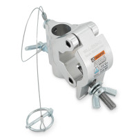 Riggatec 400200057 félbilincs TV28 csatlakozóhoz - ezüst | teherbírás 250kg  | csőátmérő 48-51mm