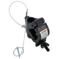 Riggatec 400200058 félbilincs TV28 csatlakozóhoz - gfekete | teherbírás 250kg  | csőátmérő 48-51mm