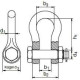Riggatec 400200106 sekli 3/4" - teherbírás 4,75t | anya és sasszeg | tűzihorganyzott | 6-szoros biztonság
