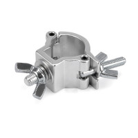 Riggatec 400200963 félbilincs - ezüst | teherbírás 10kg - szélesség 20mm | csőátmérő 20mm