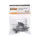 Riggatec 400200964 félbilincs - fekete | teherbírás 10kg - szélesség 20mm | csőátmérő 20mm