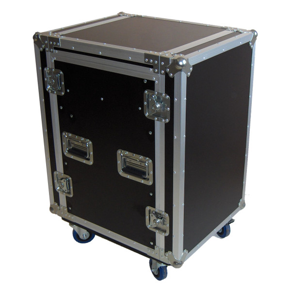 Robust.hu CR 12U - 19" 12+4u 500 mm, flight case keverős rack, Robust.hu CR 12U - 19" 12+4u 500 mm, flight case keverős rack,