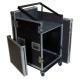 Robust.hu CR 12U - 19" 12+4u 500 mm, flight case keverős rack, Robust.hu CR 12U - 19" 12+4u 500 mm, flight case keverős rack,