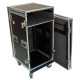 Robust.hu CR 12U DJR - 19" 12+4u 500 mm, flight case DJ keverős rack, asztallal