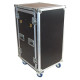 Robust.hu CR 12U DJR - 19" 12+4u 500 mm, flight case DJ keverős rack, asztallal
