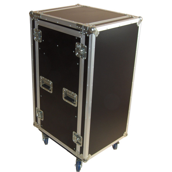 Robust.hu CR 18U - 19" 18+4u 500 mm, flight case keverős rack, Robust.hu CR 18U - 19" 18+4u 500 mm, flight case keverős rack,