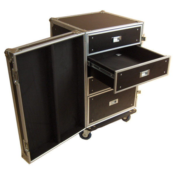 Robust.hu DR 002 - fiókos flight case 4 x bélelt fiókokkal Robust.hu DR 002 - fiókos flight case 4 x bélelt fiókokkal