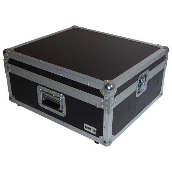 Robust.hu MX 004 - 19" 12u 200 mm, keverő flight case, dönthető rack sínnel Robust.hu MX 004 - 19" 12u 200 mm, keverő flight case, dönthető rack sínnel