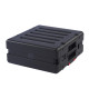 Robust.hu R 4UEP 450 W - 19" 4u 450 mm, kerekes flight case PP rack, ütés-, por és vízálló Robust.hu R 4UEP 450 W - 19" 4u 450 mm, kerekes flight case PP rack, ütés-, por és vízálló