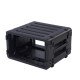 Robust.hu R 6UEP 450 W - 19" 6u 450 mm, kerekes flight case PP rack, ütés-, por és vízálló