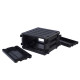 Robust.hu R 6UEP 450 W - 19" 6u 450 mm, kerekes flight case PP rack, ütés-, por és vízálló