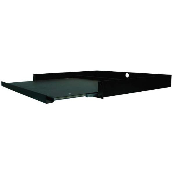 Robust.hu RF 1U KM - 19" 1u 350 mm, kihúzható rack polc, fekete Robust.hu RF 1U KM - 19" 1u 350 mm, kihúzható rack polc, fekete