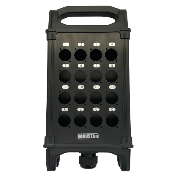 Robust.hu SB 16 EB - stage box mechanika, 16 csatlakozóhellyel, aLu + ABS Robust.hu SB 16 EB - stage box mechanika, 16 csatlakozóhellyel, aLu + ABS