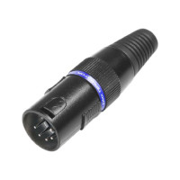 Adam Hall Cables 3 STAR DMXT 5 - DMX lezáró dugó - 5 pólusú XLR beépített 120 Ohm-os lezáróval DMX vonal lezárásához, 1 pár