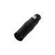 Adam Hall Cables 4 Star A Ground Lifter - földleválasztó adapter - 3 pólusú XLR mama/XLR papa Adam Hall Cables 4 Star A Ground Lifter - földleválasztó adapter - 3 pólusú XLR mama/XLR papa