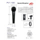 Peavey PA PVi100 MIC J-X mikrofon, Jack-XLR kábellel
