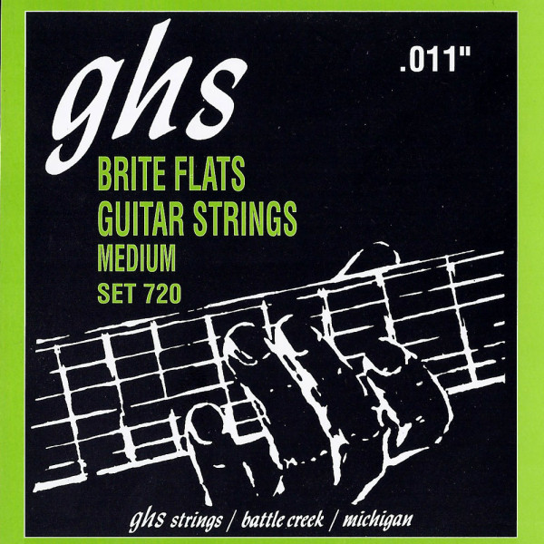GHS 720-M el.húr - Brite Flats, Medium, 11-50