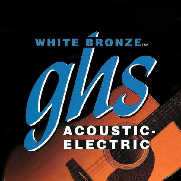 GHS WB-12L akusztikus húr 12 húros, White Bronze - Light, 11-48