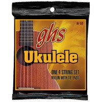 GHS H-10 ukulele húr - black nylon, Soprano/Concert