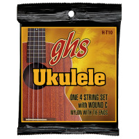 GHS H-T10 ukulele húr - black nylon, Tenor