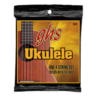 GHS 100 ukulele húr - black nylon, Bariton