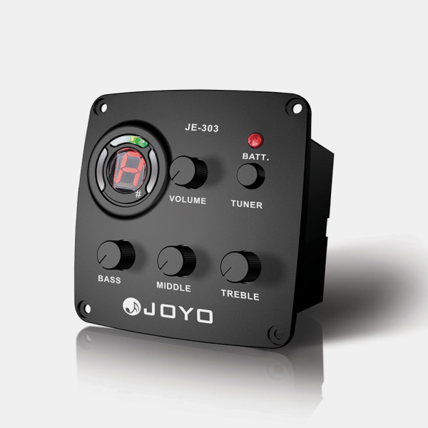 Joyo 303 beépíthető elektronika, 3 sávos EQ, hangolós
