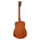 Cort ADMiniM-OP with bag akusztikus mini gitár, mahagóni, tokkal