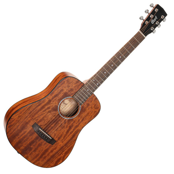 Cort ADMiniM-OP with bag akusztikus mini gitár, mahagóni, tokkal