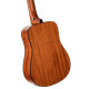 Cort ADMiniM-OP with bag akusztikus mini gitár, mahagóni, tokkal