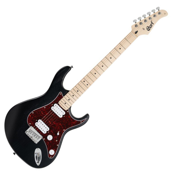 Cort G100HH-OPB elektromos gitár, Powersound HH hangszedővel, matt fekete