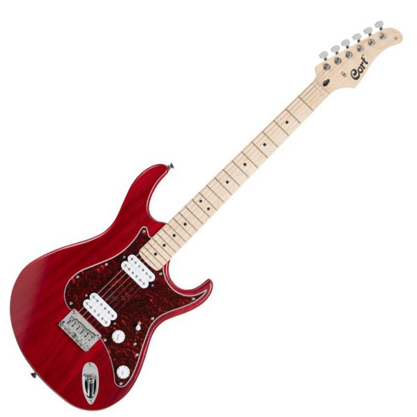 Cort G100HH-OPBC elektromos gitár, Powersound HH hangszedővel, nyílt pórusú vörös