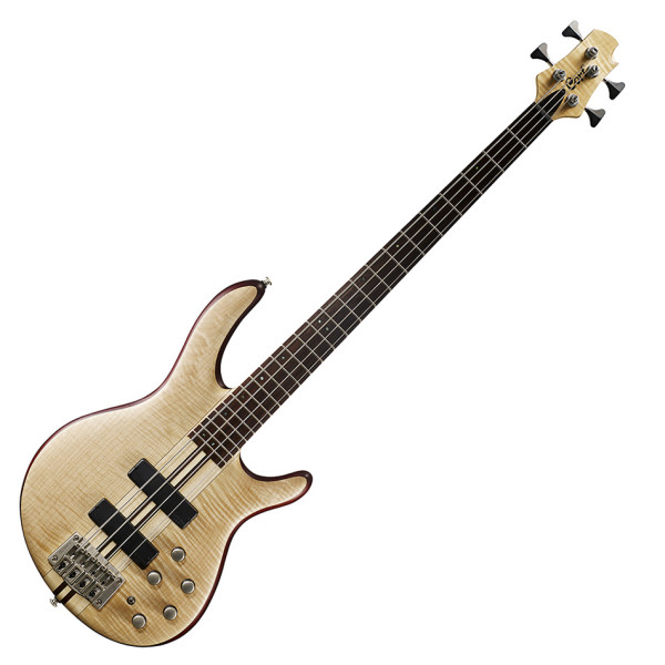 Cort A4PlusFMMH-OPN elektromos basszusgitár, matt natúr