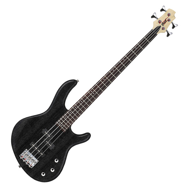 Cort ActionPJ-OPB elektromos basszusgitár, Powersound hangszedő, matt fekete