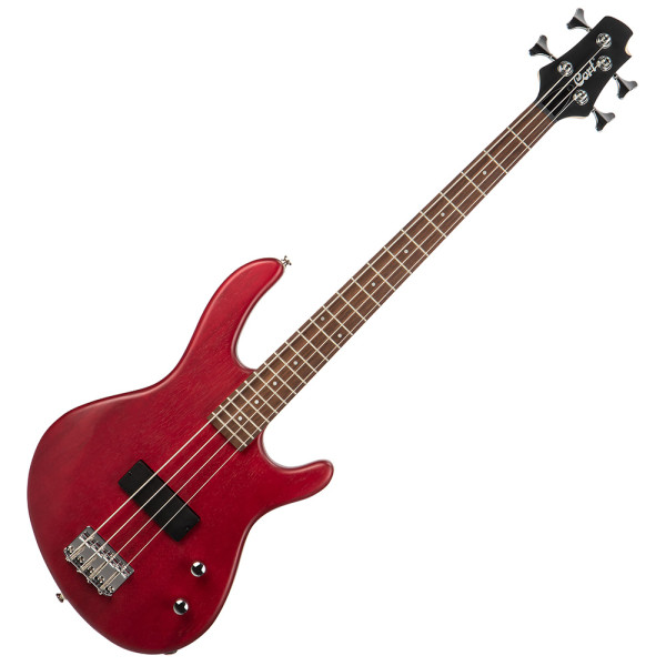 Cort ActionJr-OPBC junior elektromos basszusgitár, Powersound hangszedő, matt cseresznye