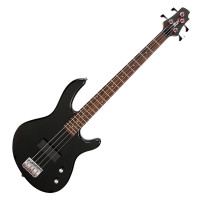 Cort ActionJr-OPB junior elektromos basszusgitár, Powersound hangszedő, matt fekete