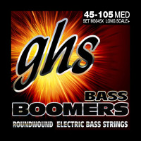 GHS M3045X el.basszushúr - Long Scale Boomers, Medium, 45-105