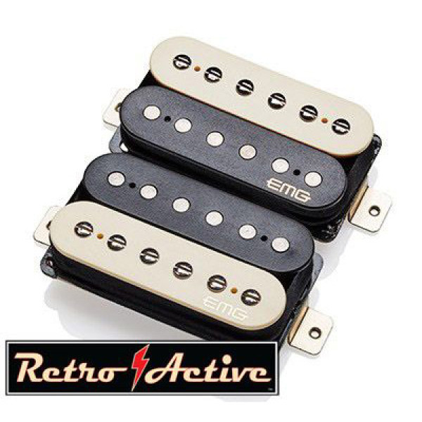 EMG Fat 55 Set pickup szett, zebra, Retro Active